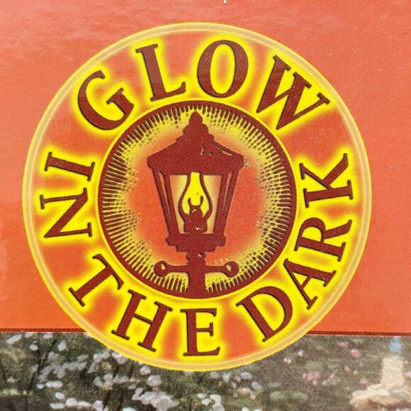 Thomas Kinkade GLOW IN THE DARK 1000 Piece Jigsaw Puzzle Glory of Evening - Picture 2 of 5